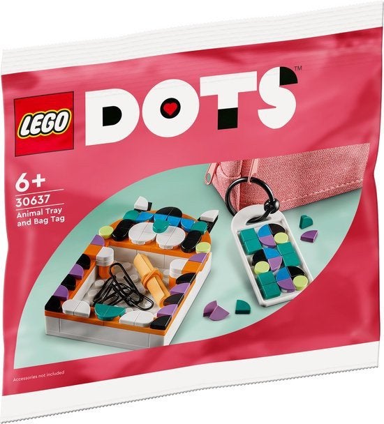 40% Korting op Lego DOTS 30637 Dierlijk Dienblad en Bagagela, Overige thema's, Lego, Nieuw, Ophalen of Verzenden