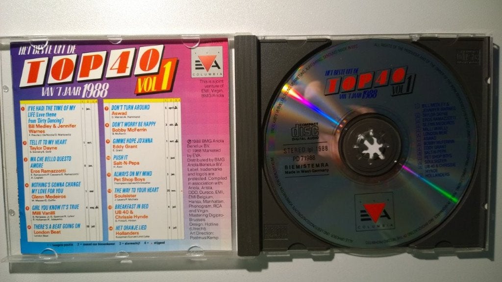 Het Beste Uit De Top 40 Van 'T Jaar 1988 Vol 1, Cd's en Dvd's, Ophalen of Verzenden, Zo goed als nieuw, Pop