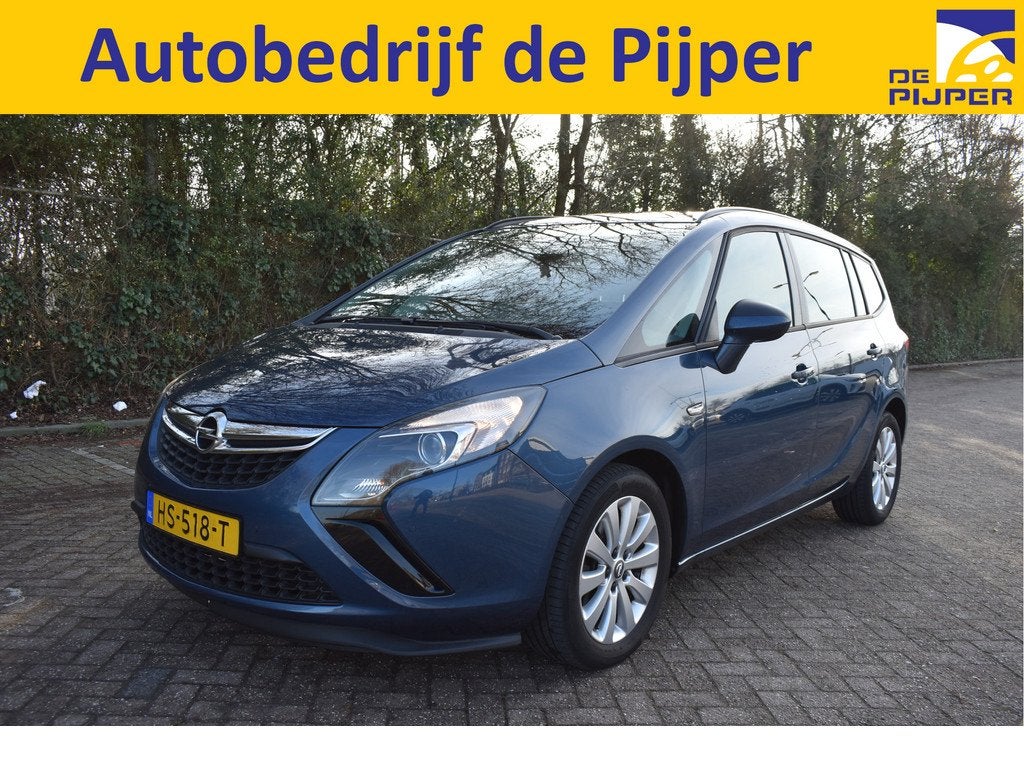 Opel Zafira Tourer 1.4 T Edition Nav | NL Auto | 7 Seat | Au, Auto's, Opel, Gebruikt, Euro 6, 4 cilinders, Blauw