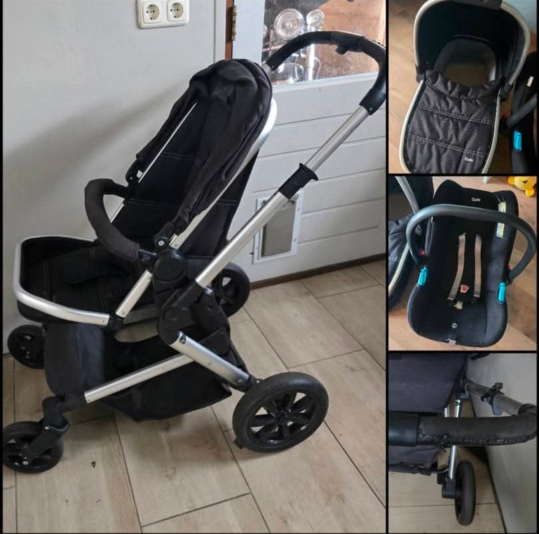 Qute 3-in-1 Kinderwagen - Compleet, Ophalen, Gebruikt, Overige merken, Verstelbare rugleuning