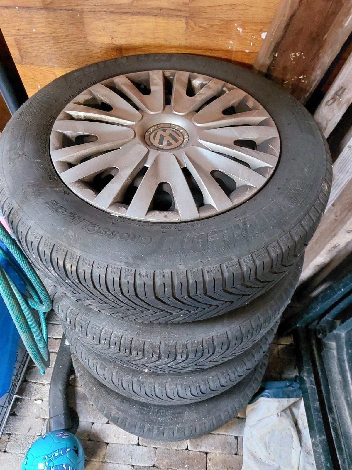 velgen met banden 95/65R15 steek 5 x 100, Auto-onderdelen, Ophalen, Gebruikt, 15 inch, Banden en Velgen