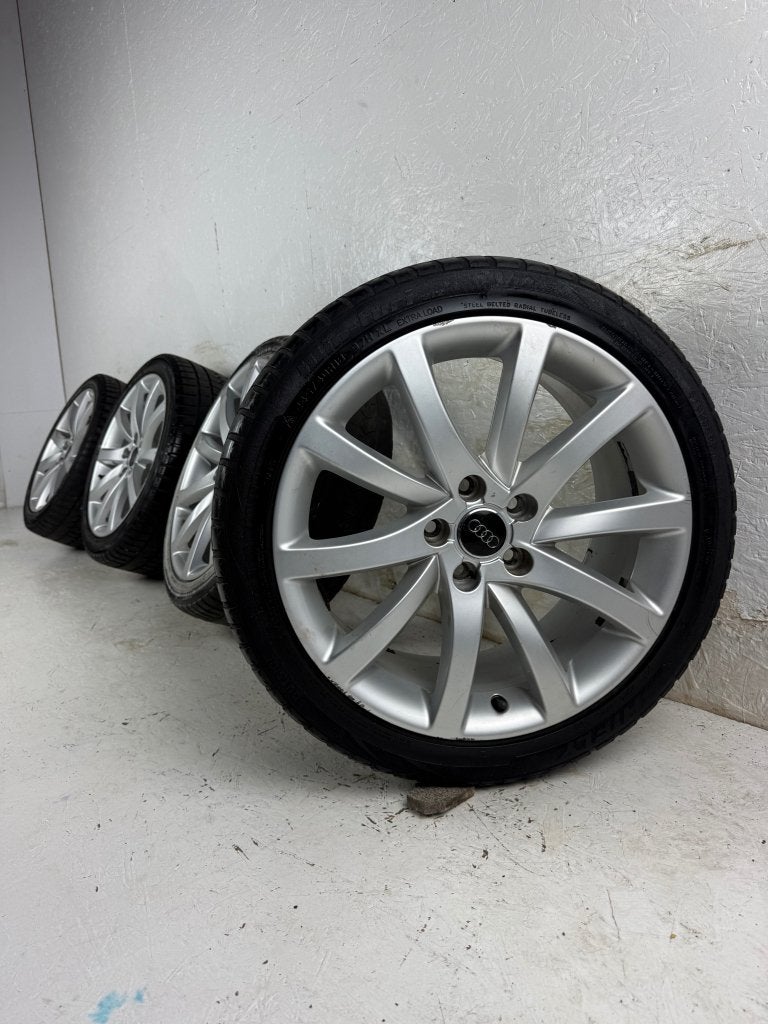 Originele Audi a4 a5 s4 s5 velgen 18" 5x112 winterset 5mm, Niet ingevuld, 18 inch, Banden en Velgen, Niet ingevuld