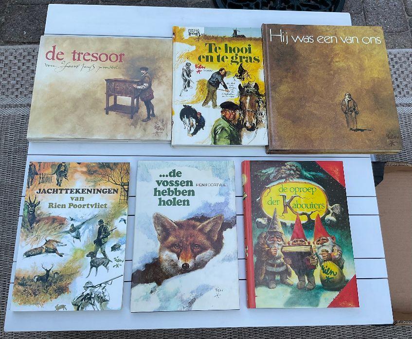 Rien Poortvliet boeken div titels liefst in 1 koop 9 stuks, Boeken, Prentenboeken en Plaatjesalbums, Zo goed als nieuw, Ophalen of Verzenden