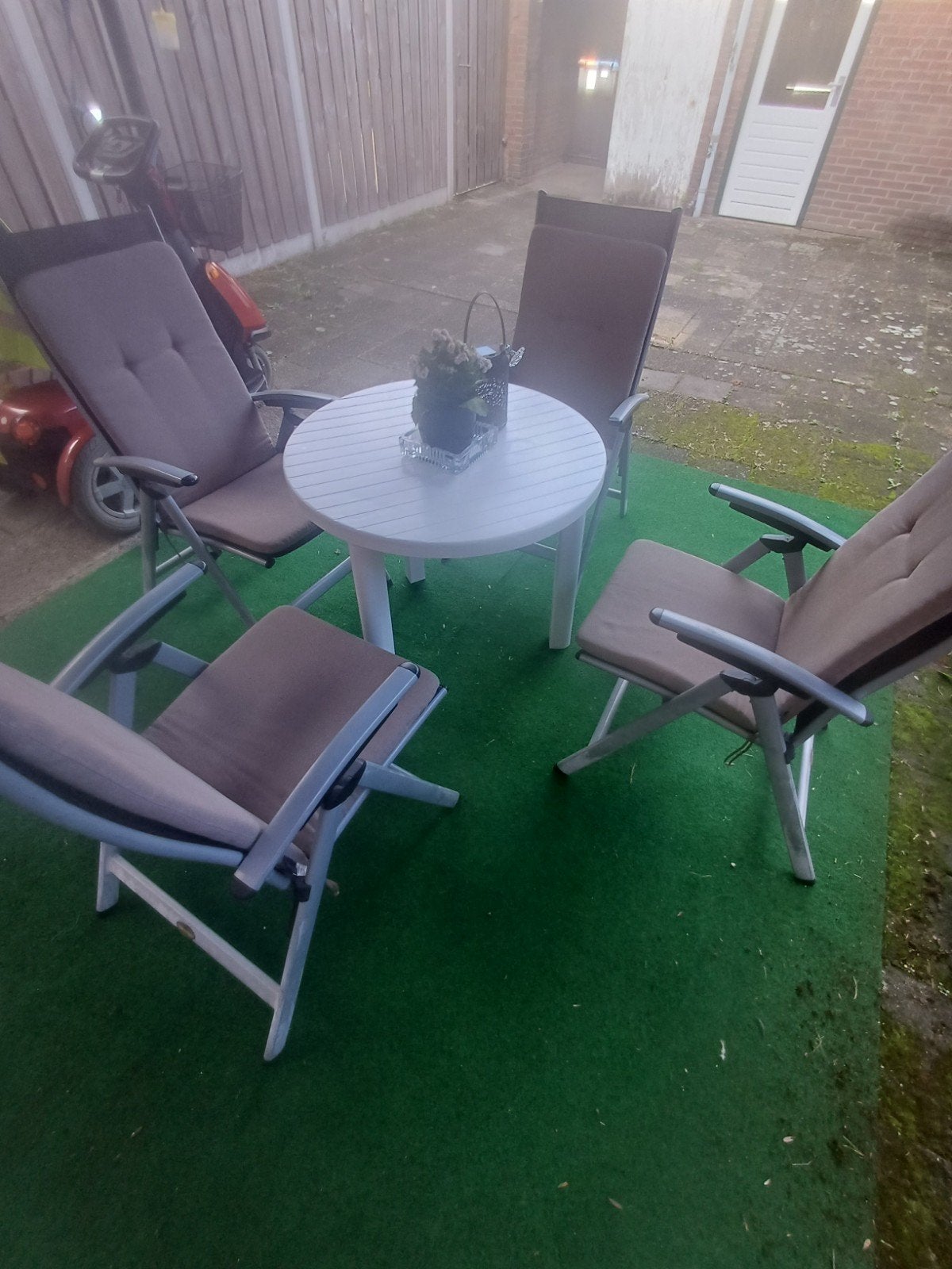tuinset sombrero, Tuin en Terras, Ophalen, Gebruikt, Aluminium