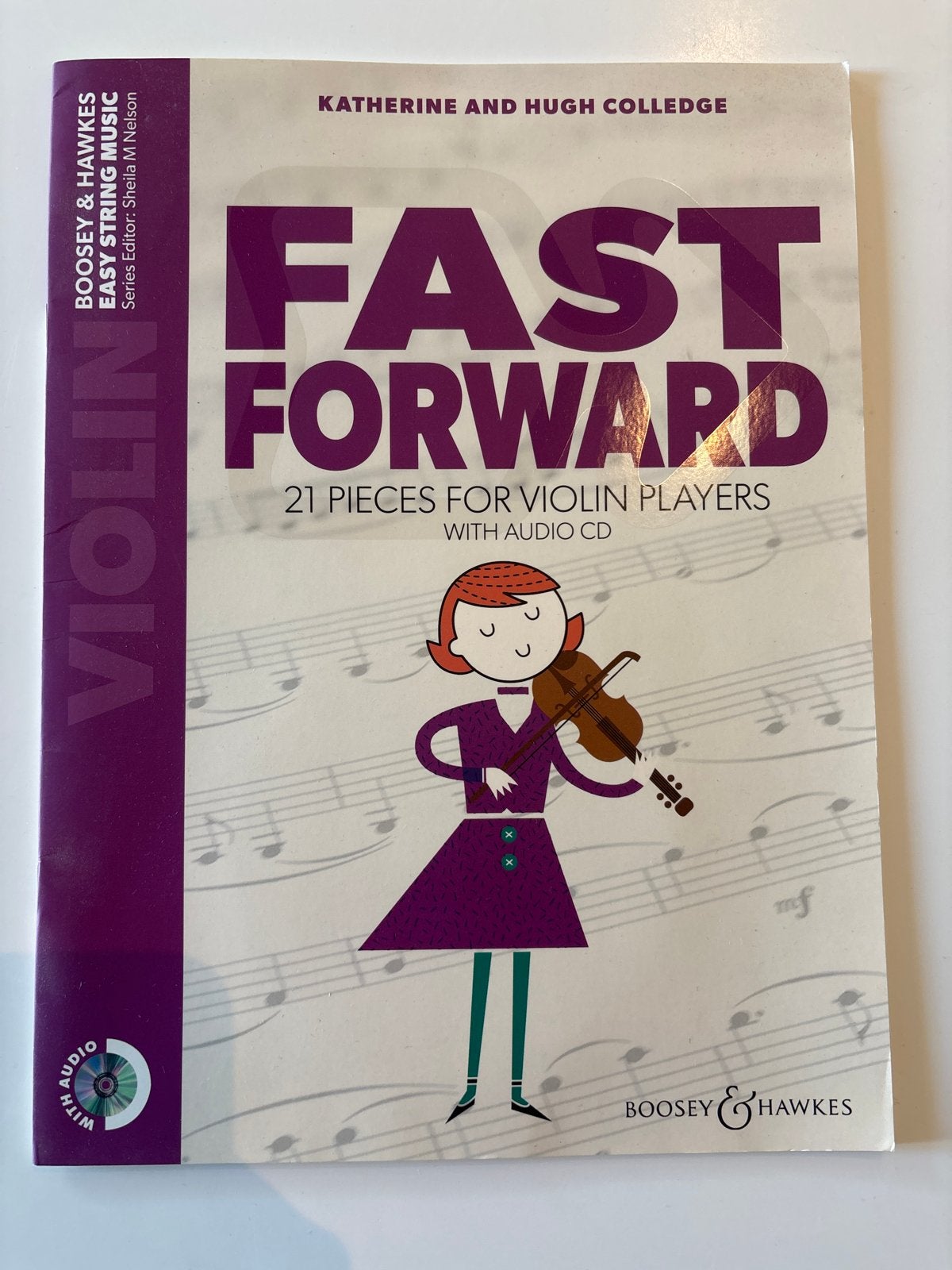 Fast Forward: 21 Stukken voor Viool met Audio CD, Klassiek, Les of Cursus, Ophalen of Verzenden, Zo goed als nieuw