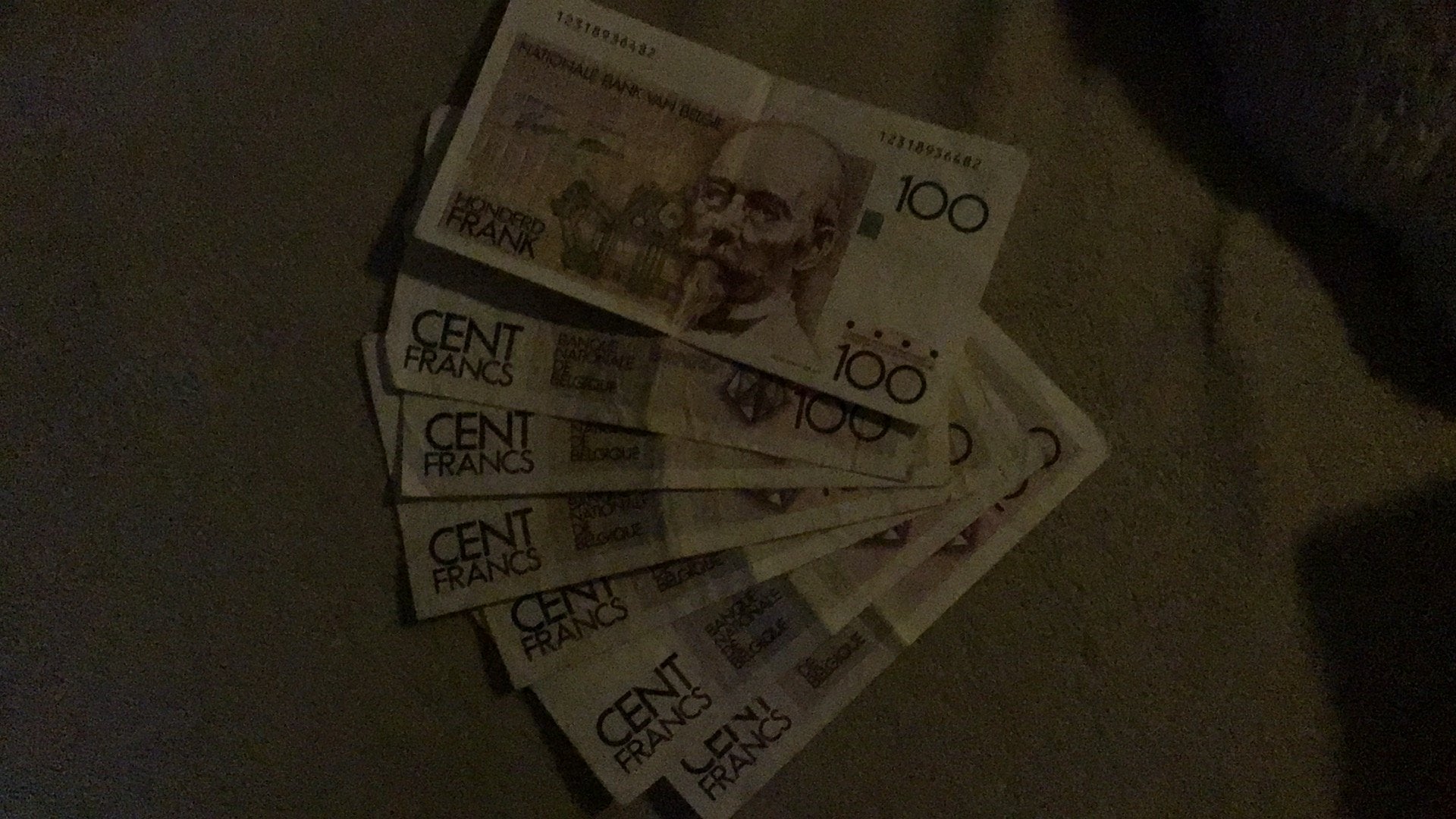 700 belgische frank, Postzegels en Munten, Ophalen of Verzenden, Los biljet