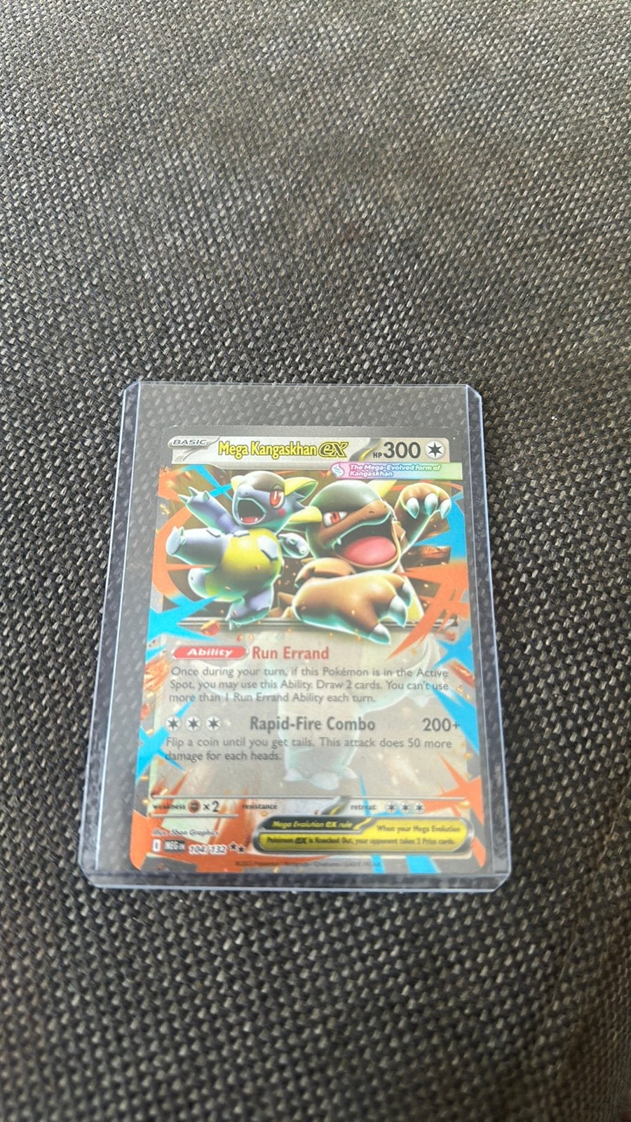 Mega kangaskhan ex real, Ophalen of Verzenden, Zo goed als nieuw