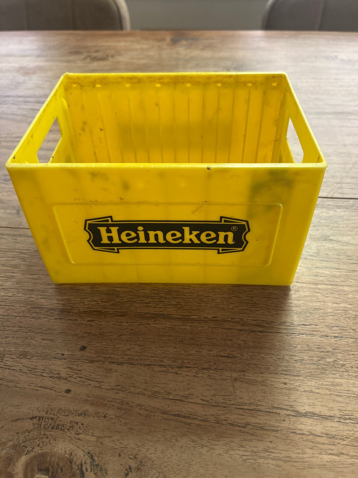Heineken minikratje - cd opberg, verzamelaar, Ophalen of Verzenden, Gebruikt, Gebruiksvoorwerp