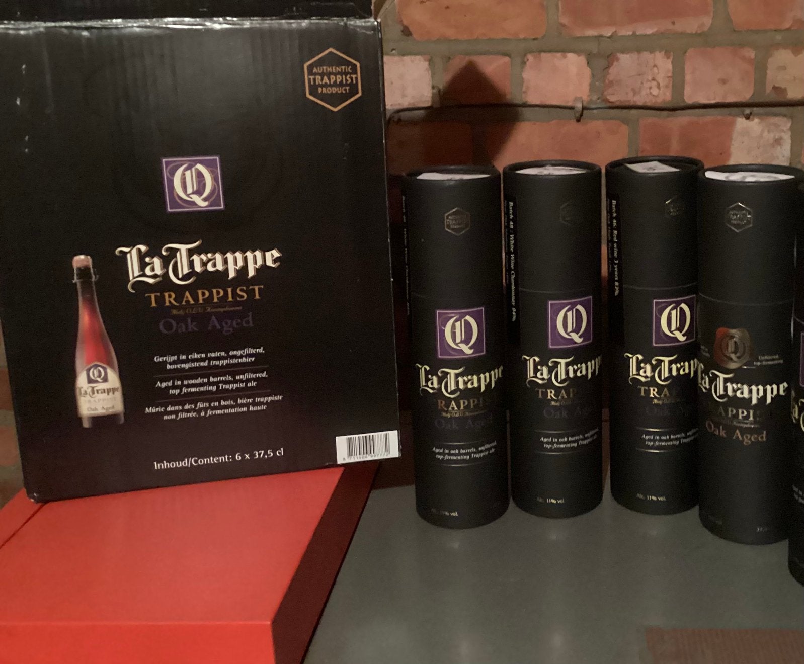 La Trappe Quadrupel Oak Aged = pure (bier)verwennerij, Ophalen of Verzenden, Nieuw, Flesje(s), La Trappe