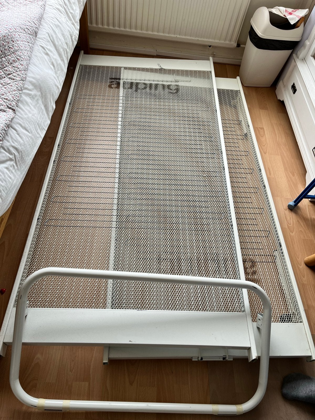 Auping bed met onderschuifbed (2 bedden), Huis en Inrichting, Ophalen, Gebruikt, 90 cm, Eenpersoons