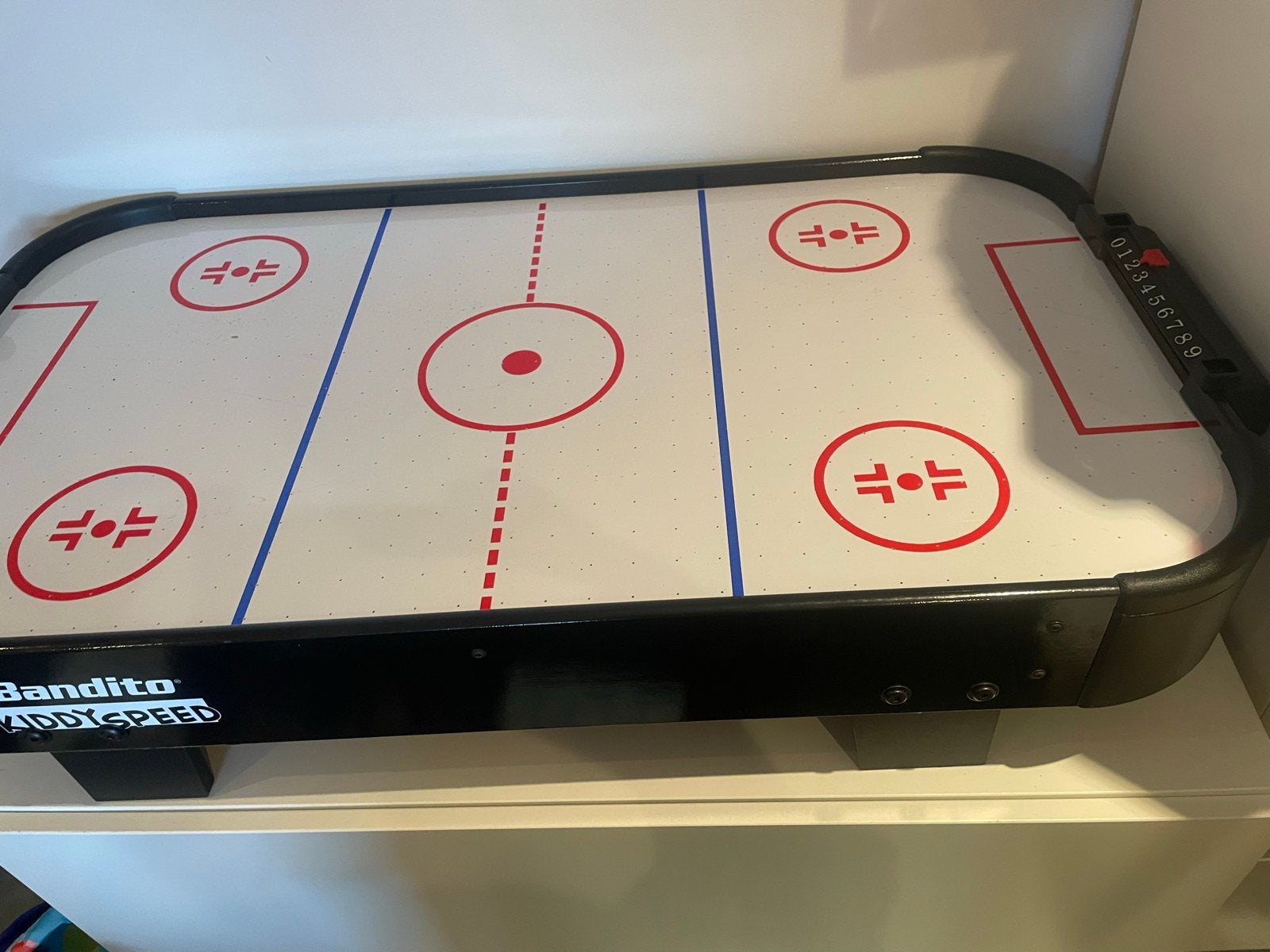 Bandito KiddySpeed Airhockey Tafel, Ophalen, Zo goed als nieuw, Jongen of Meisje