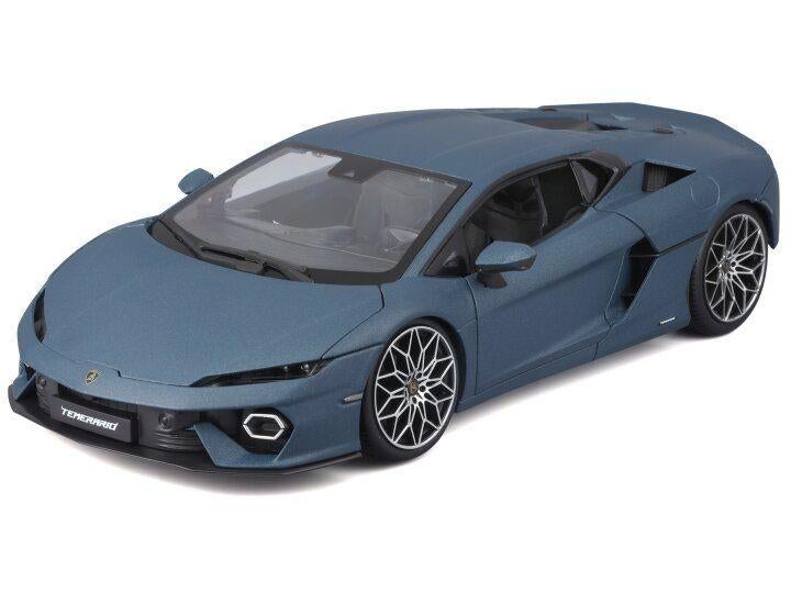 Lamborghini Temerario 2025 in Mat Blue van Bburago 1:18