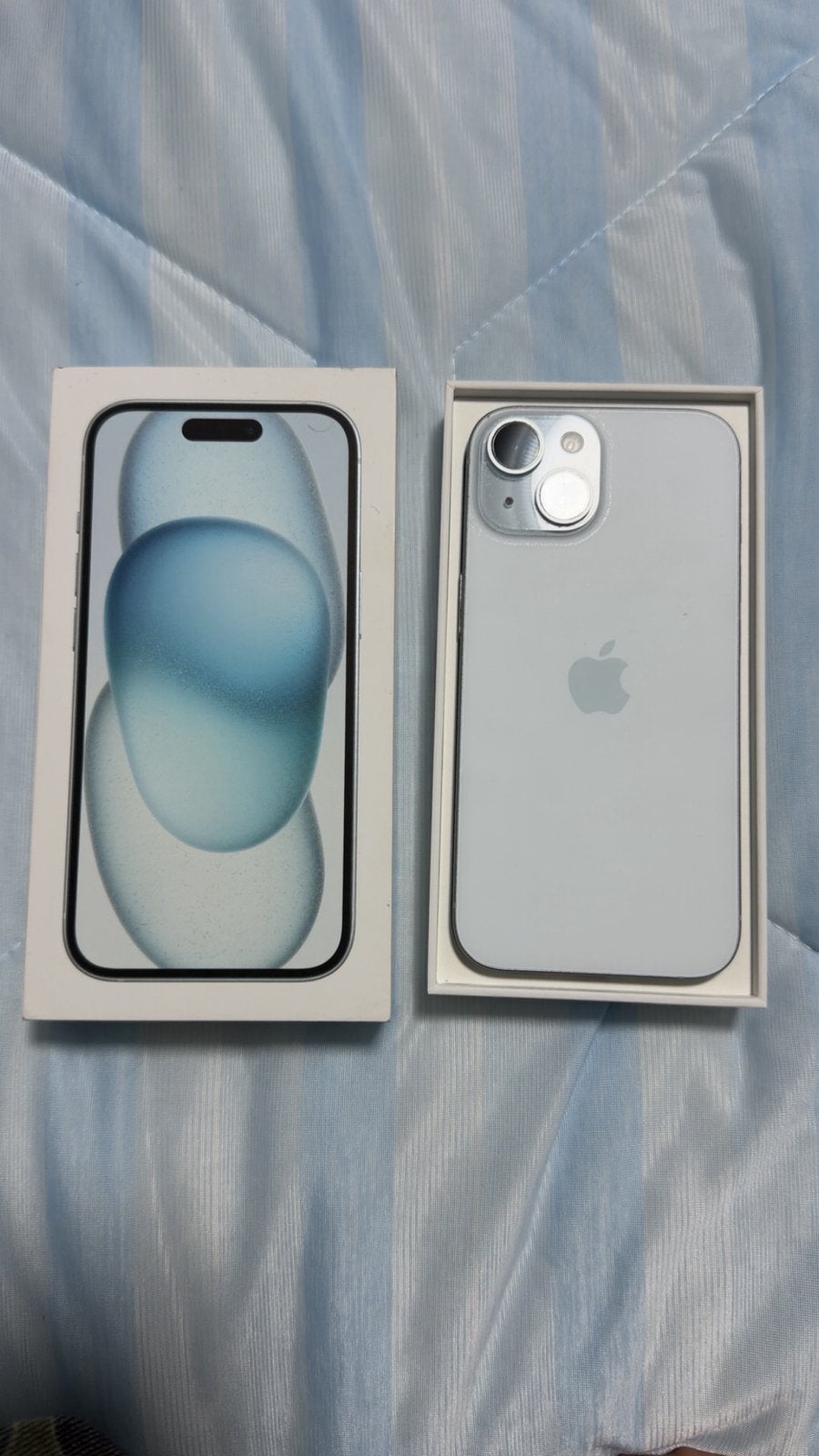 Iphone 15 128gb blauw
