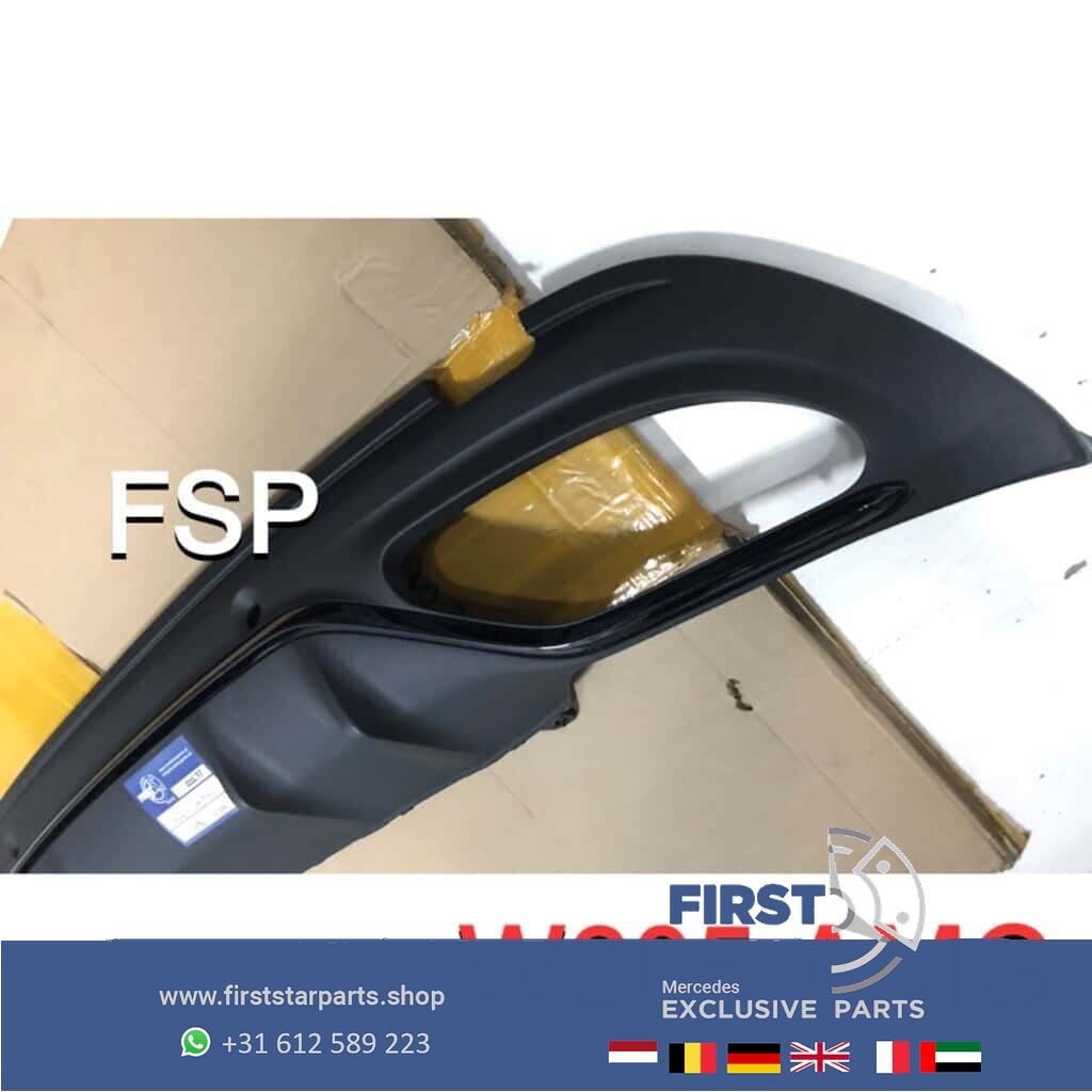 W205 C43 AMG Diffuser Mercedes C Klasse origineel bumper spo, Auto-onderdelen, Gebruikt, -, Ophalen of Verzenden, -