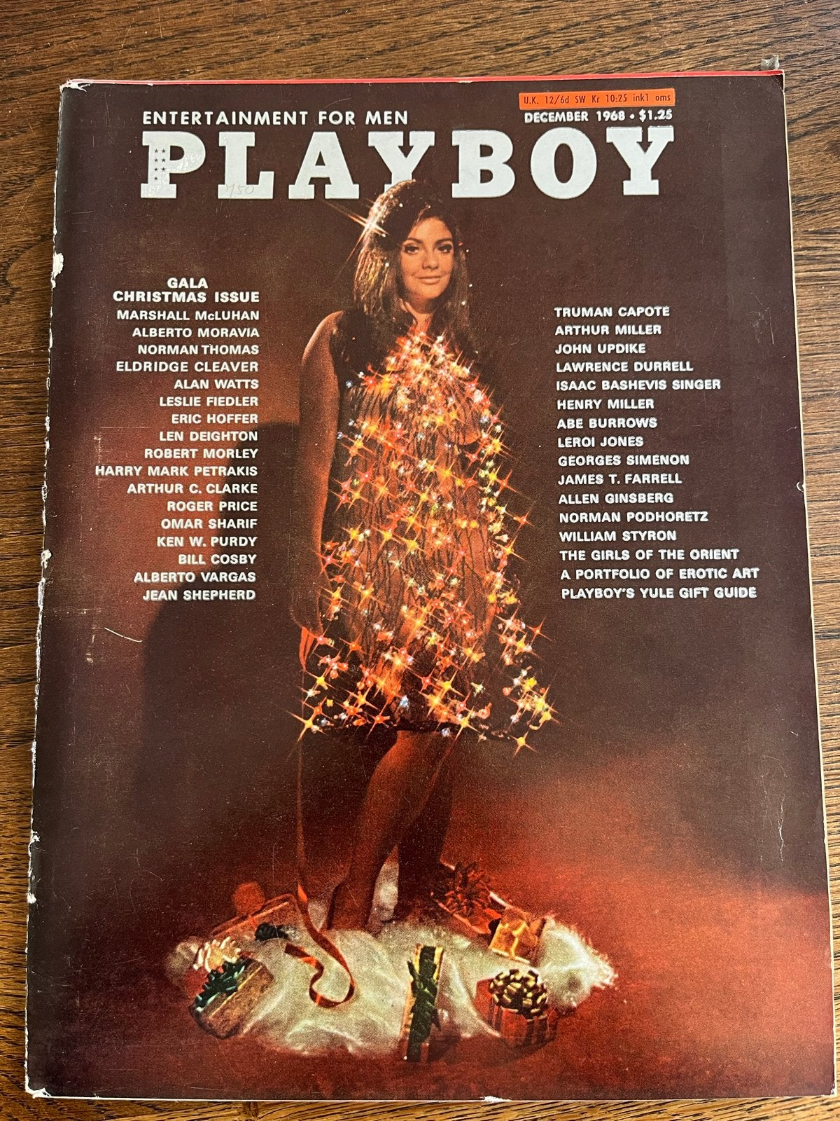 Playboy Magazine December 1968 - Kersteditie, Ophalen of Verzenden, Gelezen, Overige typen