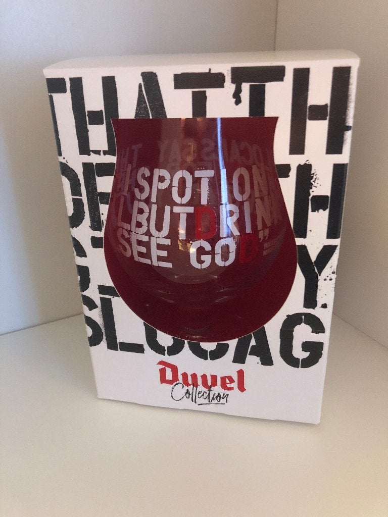 Duvel glas Michel Moortgat, Ophalen of Verzenden, Nieuw, Glas of Glazen, Duvel