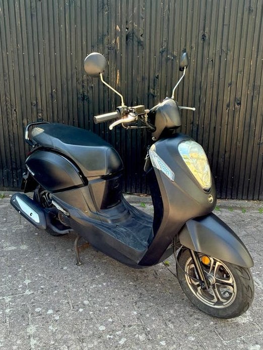 Sym Mio 50i Injectie brom scooter geel kenteken, Ophalen, Gebruikt, Benzine, Mio