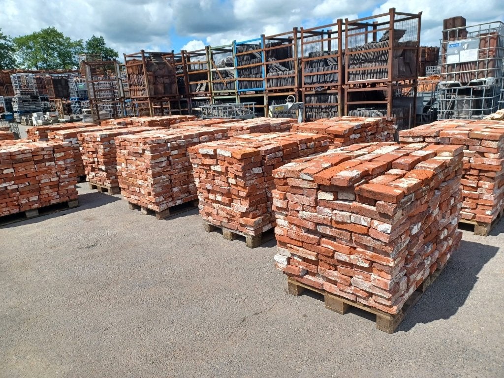 Groninger steen - rode steen - hardgebakken steen-handgebikt, Doe-het-zelf en Verbouw, Metselstenen, Ophalen, Gebruikt, Bakstenen