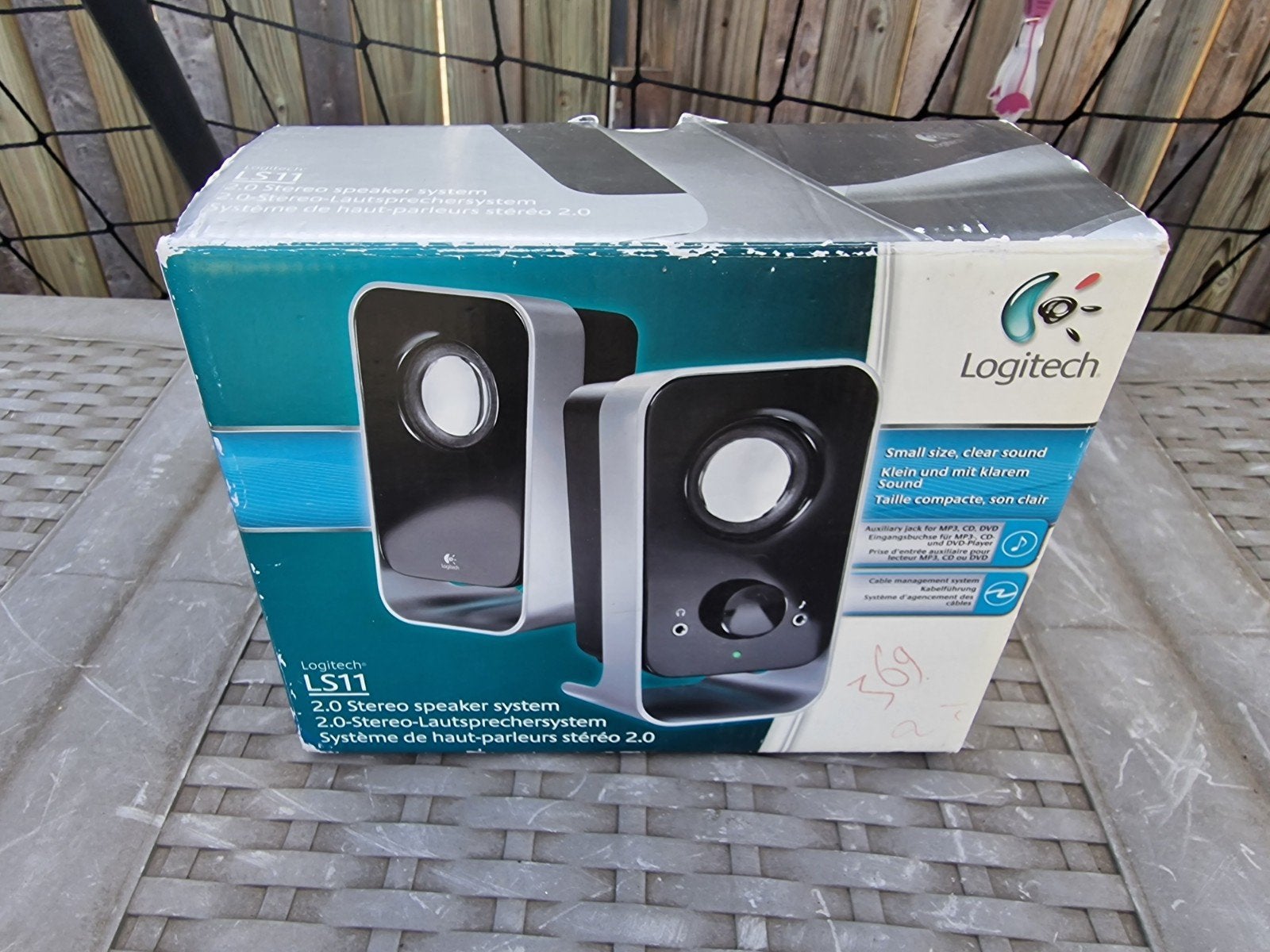 Logitech LS11 2.0 Stereo Speakersysteem - Nieuw in doos, Ophalen, Stereo speakers, Logitech, Nieuw