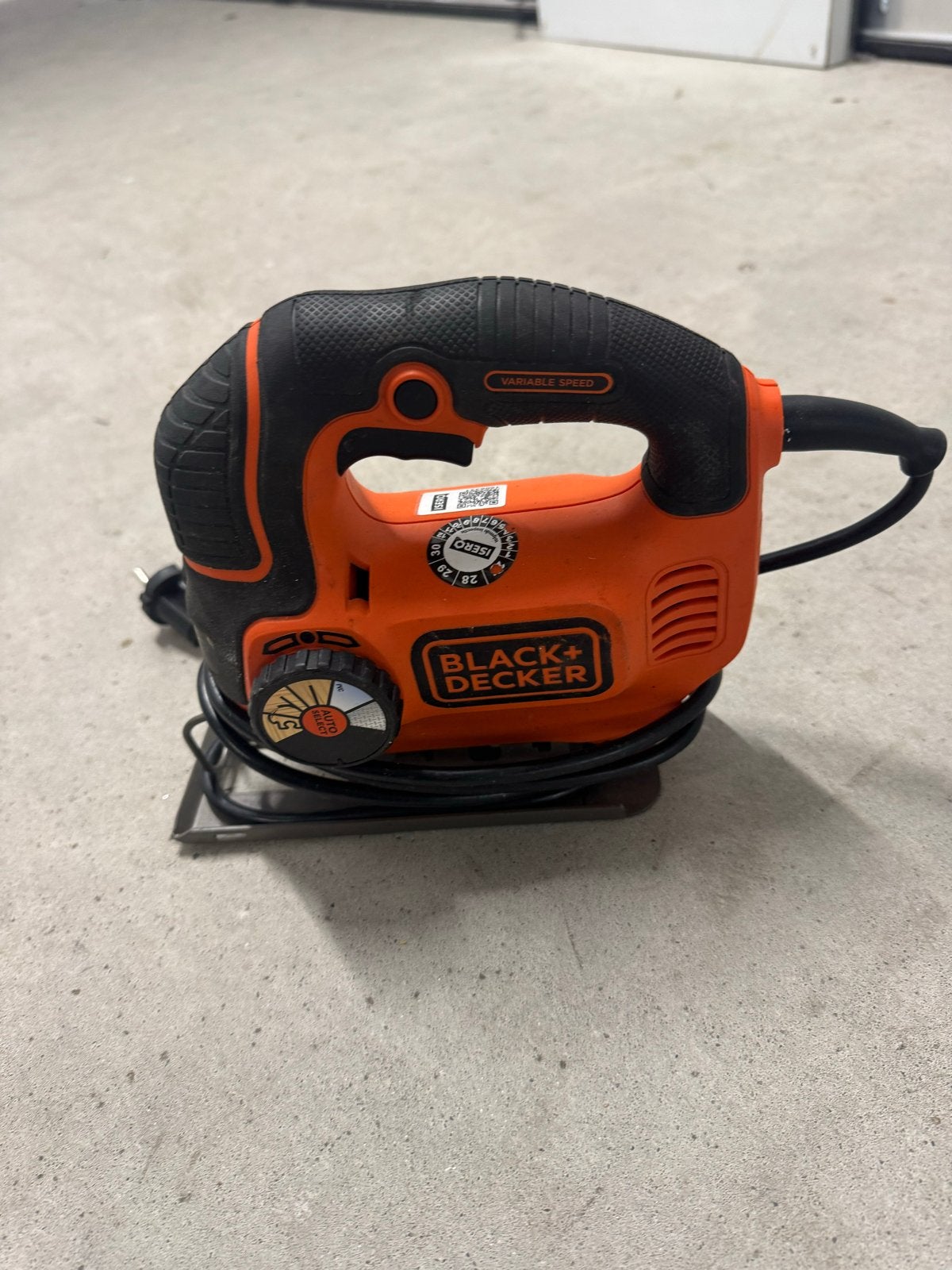 Black+Decker Decoupeerzaag - Zo goed als nieuw, Decoupeerzaag, Ophalen of Verzenden, Zo goed als nieuw, 30 tot 70 mm