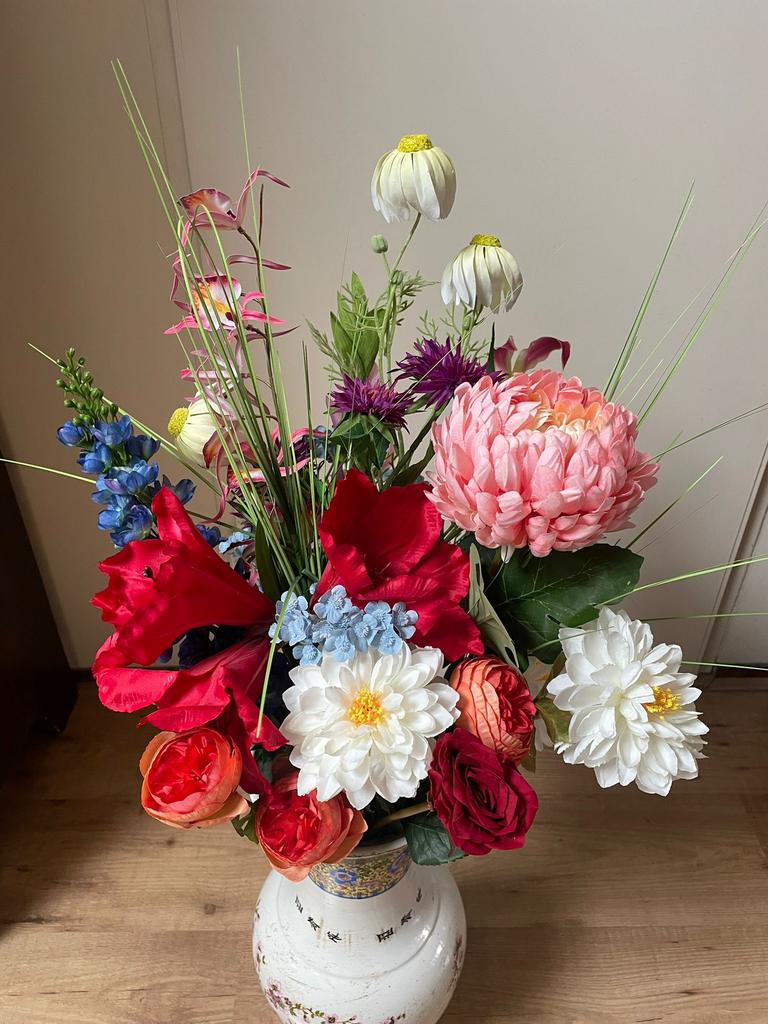 Boeketten kunstbloemen bruiloft decoratie styling interieur, Binnen, Info@rodebeagle.nl, Rode Beagle kunstbloemen, Nieuw
