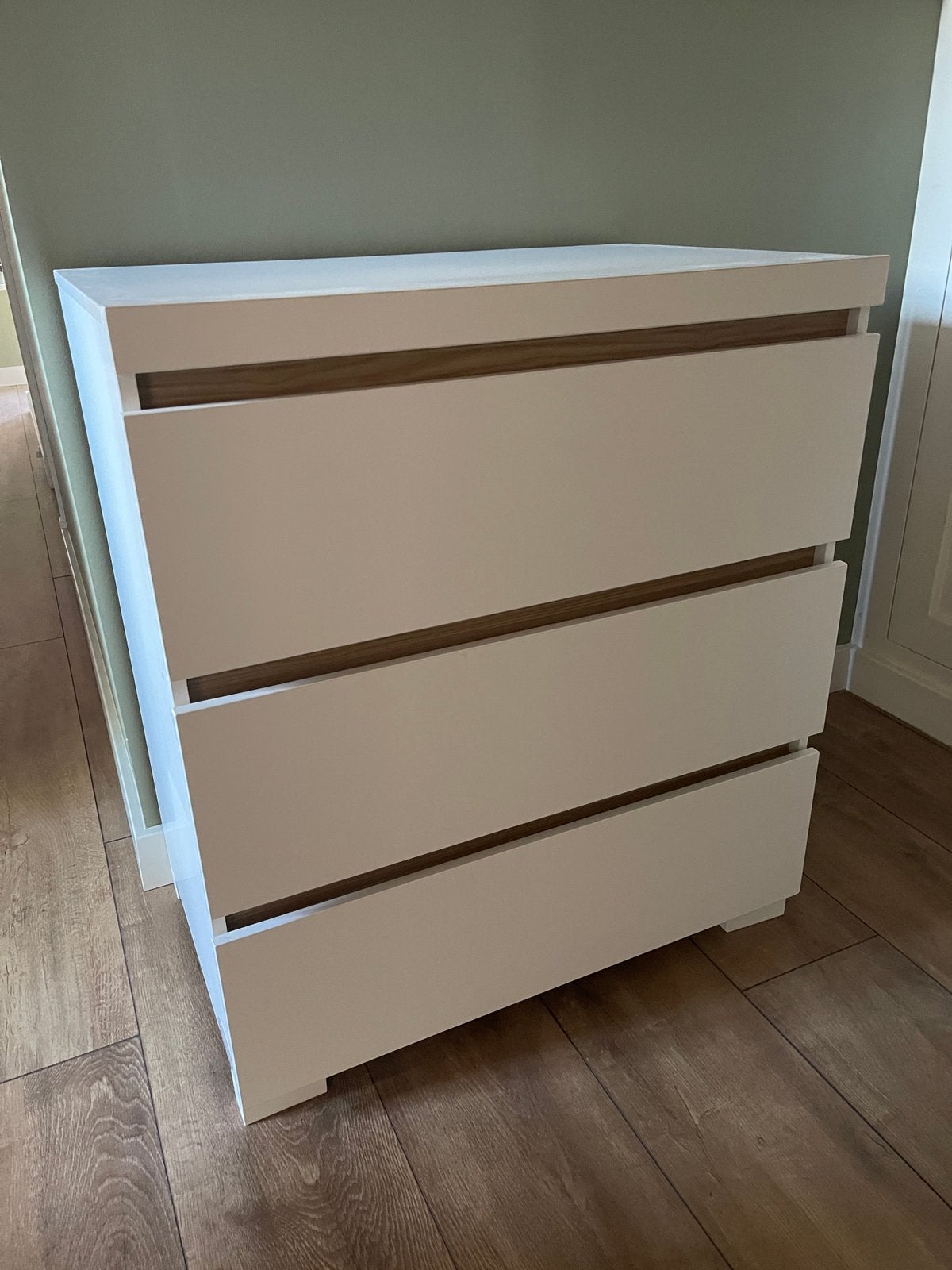 Interbaby commode / ladekast wit met hout, Ophalen, Gebruikt, 50 tot 70 cm, 75 tot 100 cm