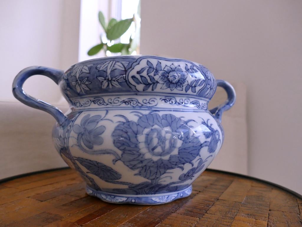 Chinese vintage bloempot, Overige materialen, Rond, Binnen, Ophalen of Verzenden