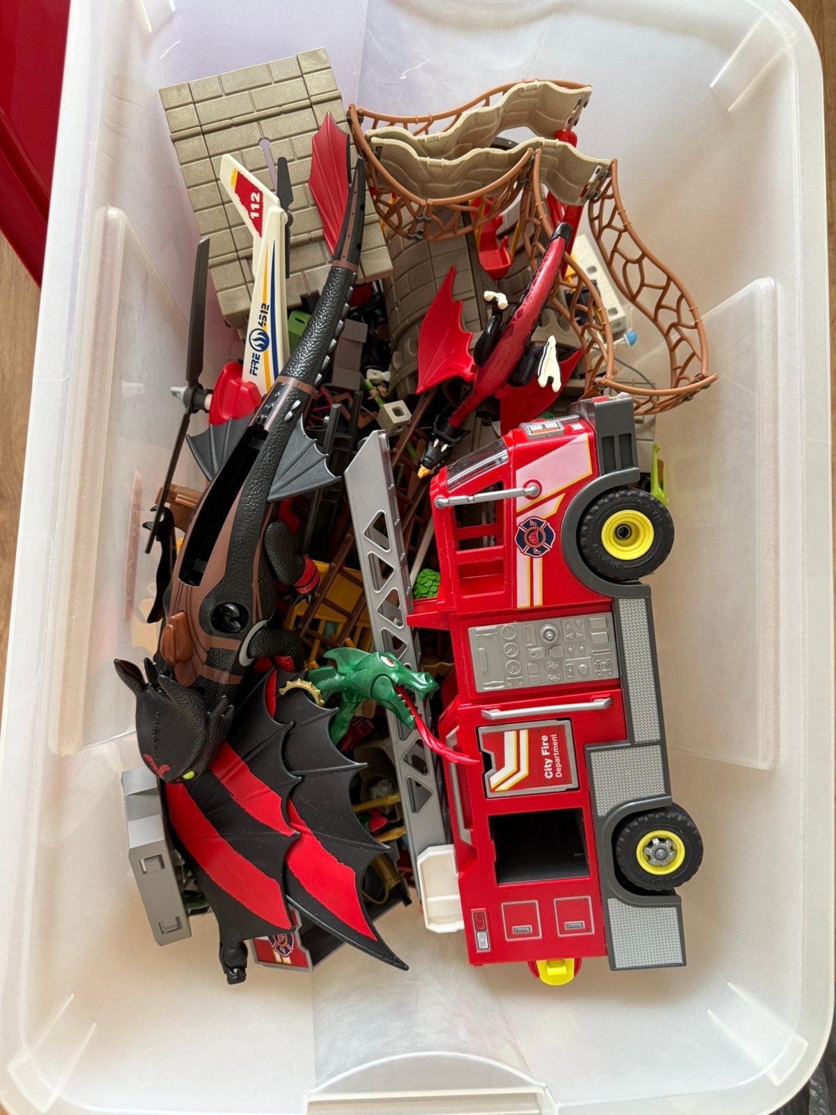 Enorme hoeveelheid playmobil incl kasteel en draken, Ophalen of Verzenden, Zo goed als nieuw