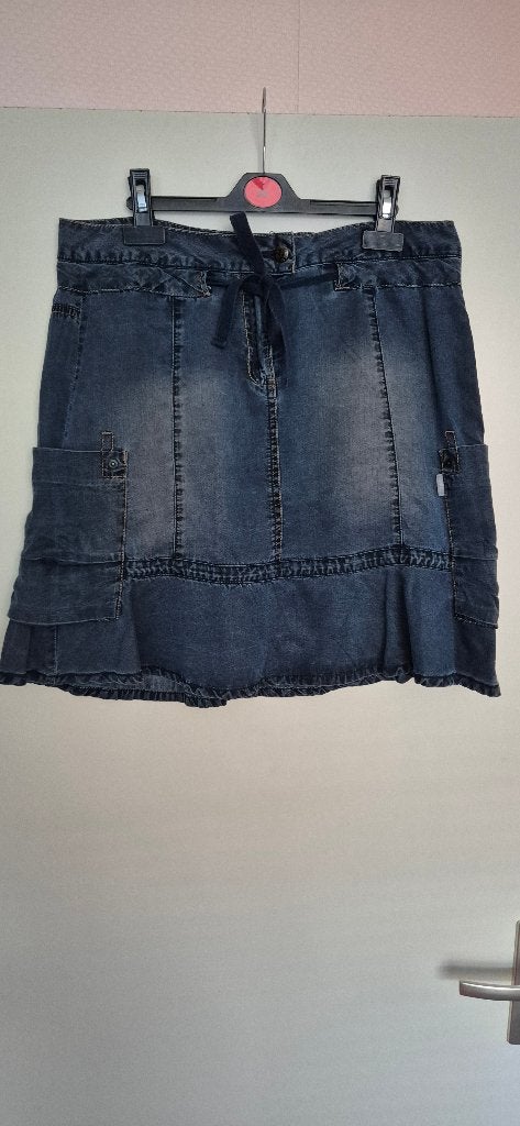 Didi blue sista M, spijkerrokje met zakken., Maat 38/40 (M), Blauw, Didi, Ophalen of Verzenden