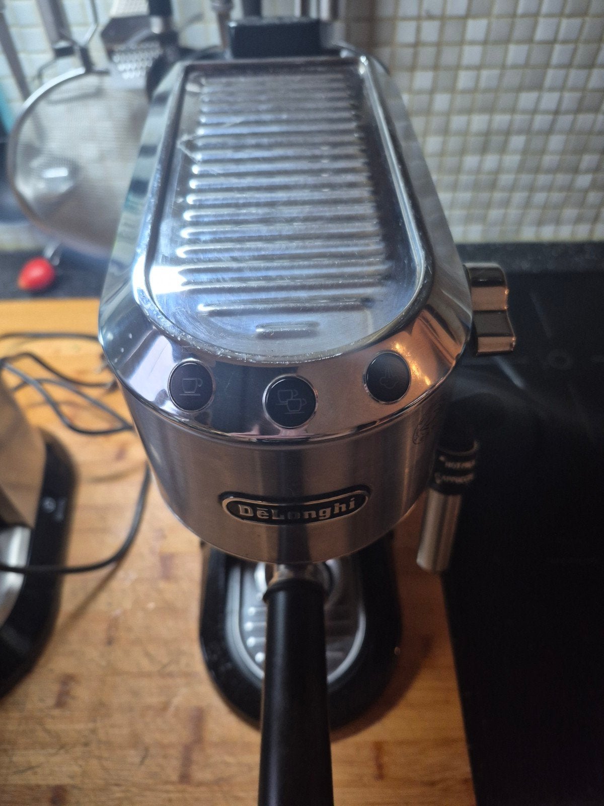DeLonghi Espresso Machine en Bonenmaler, Witgoed en Apparatuur, Koffiezetapparaten, Ophalen of Verzenden, Espresso apparaat, Koffiebonen