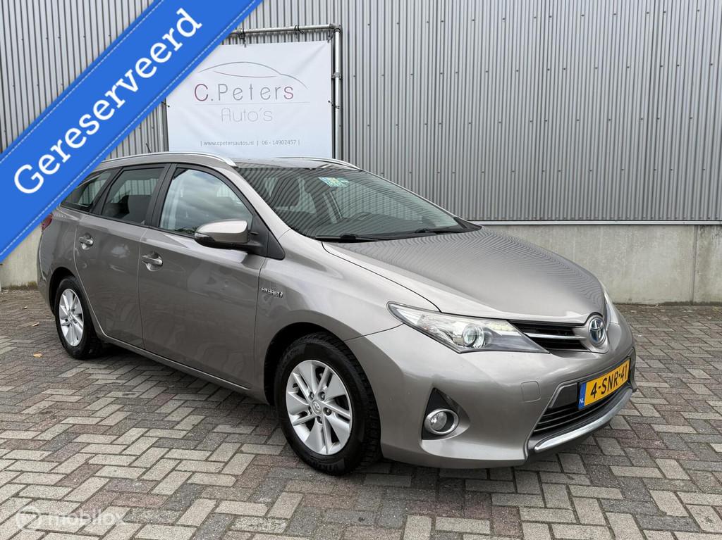 Toyota Auris 1.8 Hybrid Touring Sports Lease 2013 / Camera /, Auto's, Toyota, Gebruikt, Bruin, Origineel Nederlands, 26 km/l