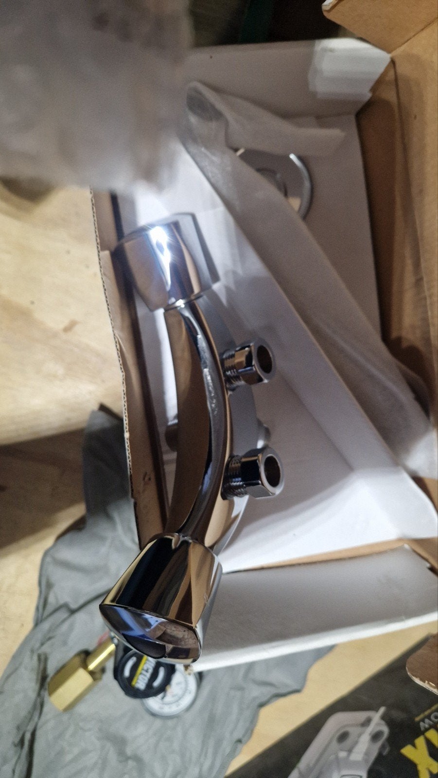 Itho Daalderop LD-Wandmengkraan Luxe 1/2"G - 15 mm knel, Ophalen of Verzenden, Nieuw, Chroom, Kraan