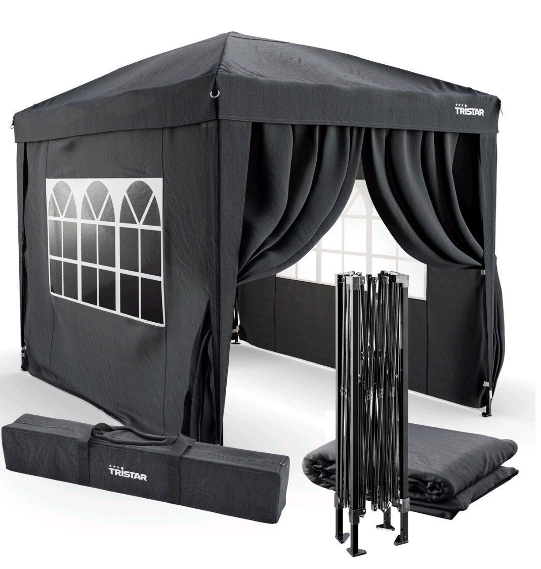 Tristar Partytent 3x2m - Snel Opzetbaar & Compact, Opvouwbaar, Partytent, Minder dan 4 meter, Nieuw
