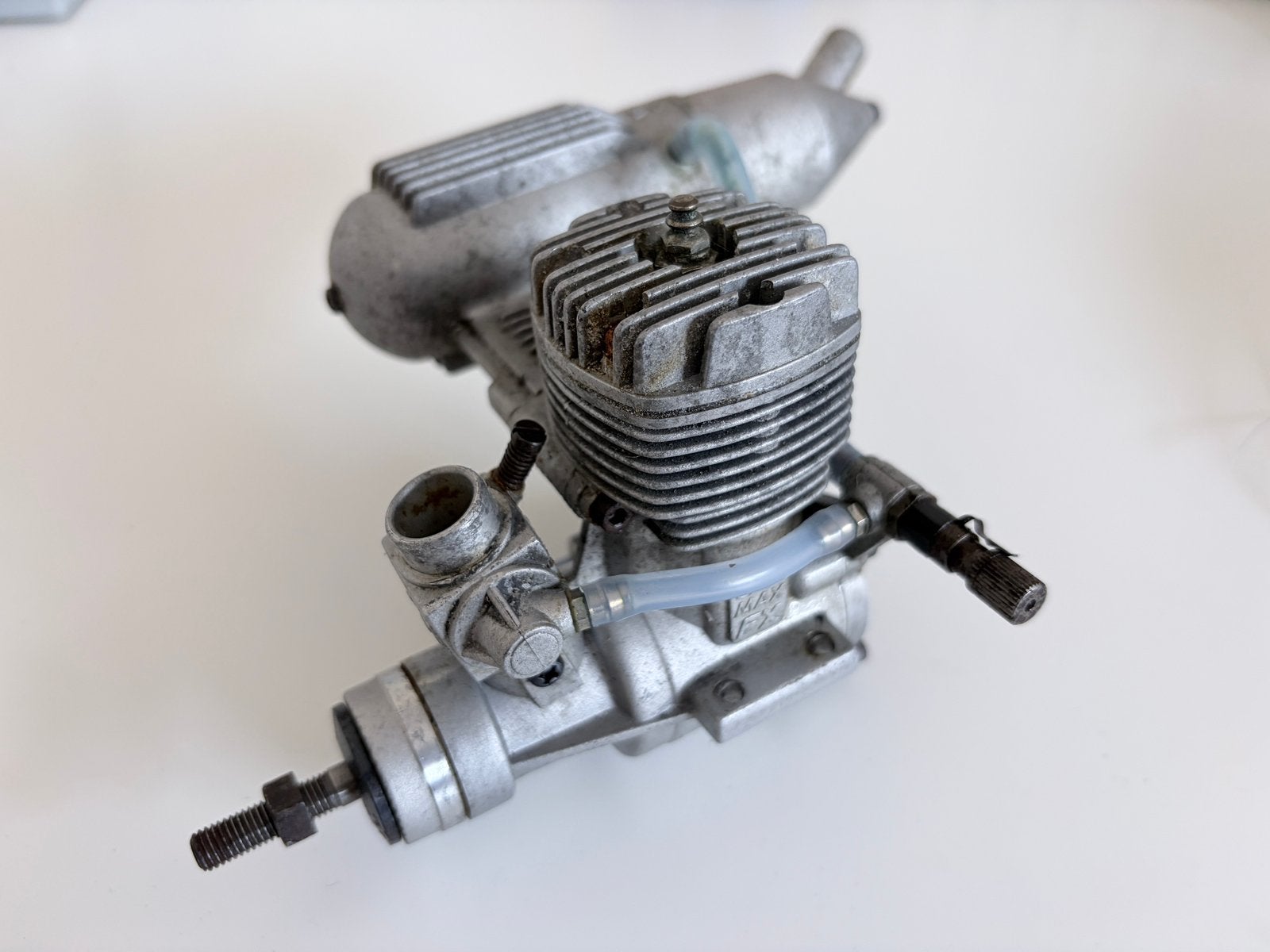 OSMax .46 FX motor 7,5cc, Ophalen of Verzenden, Zo goed als nieuw, Nitro