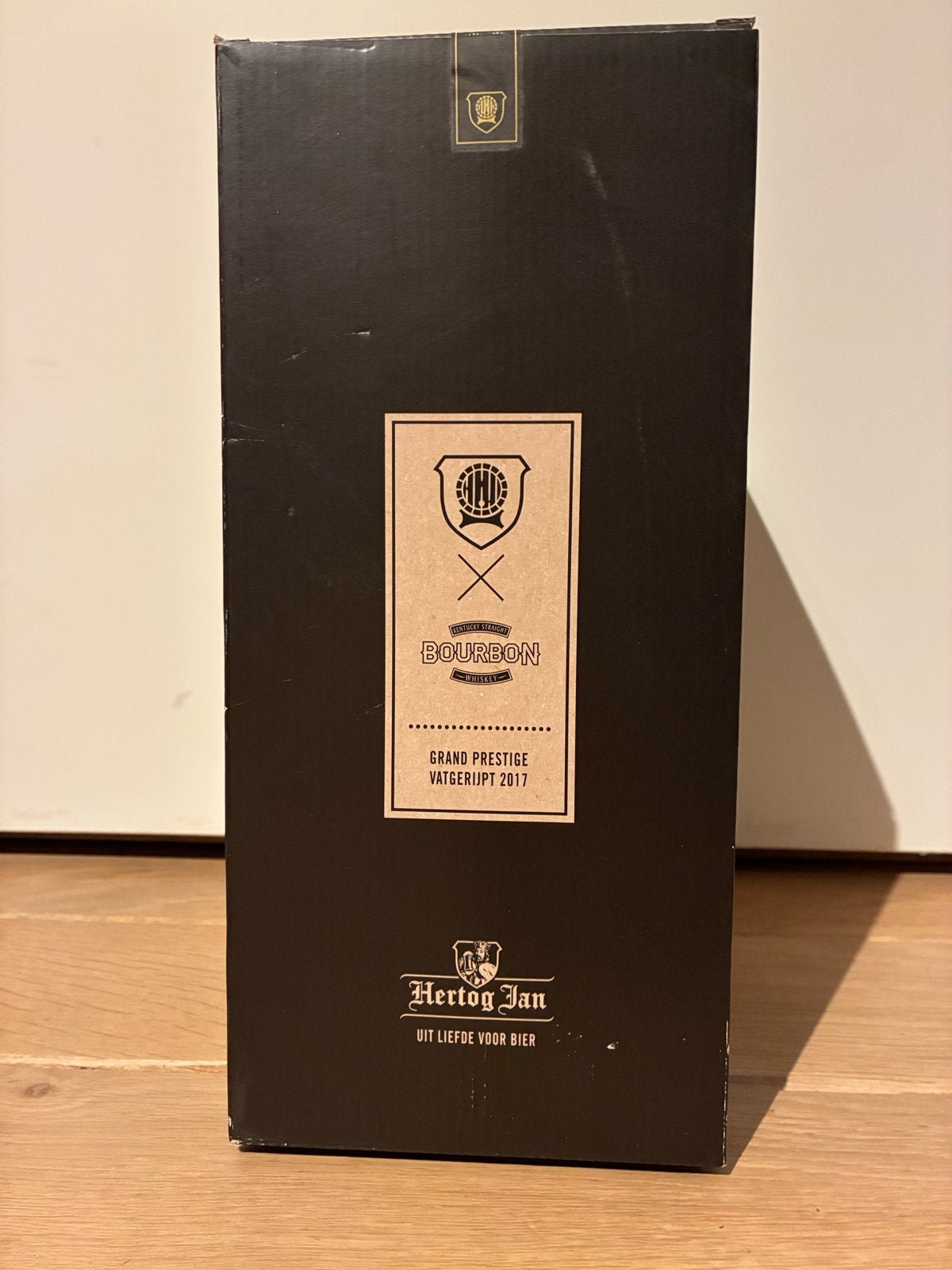 Grand Prestige Vatgerijpt 2017 Bourbon incl orriginele Glas, Ophalen of Verzenden, Nieuw, Flesje(s), Hertog Jan