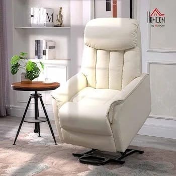 sta op stoel Elektrische Relaxfauteuil met Sta-op Hulp, Kunststof, Modern, Comfort, Ergonomisch, Nieuw, Ophalen of Verzenden