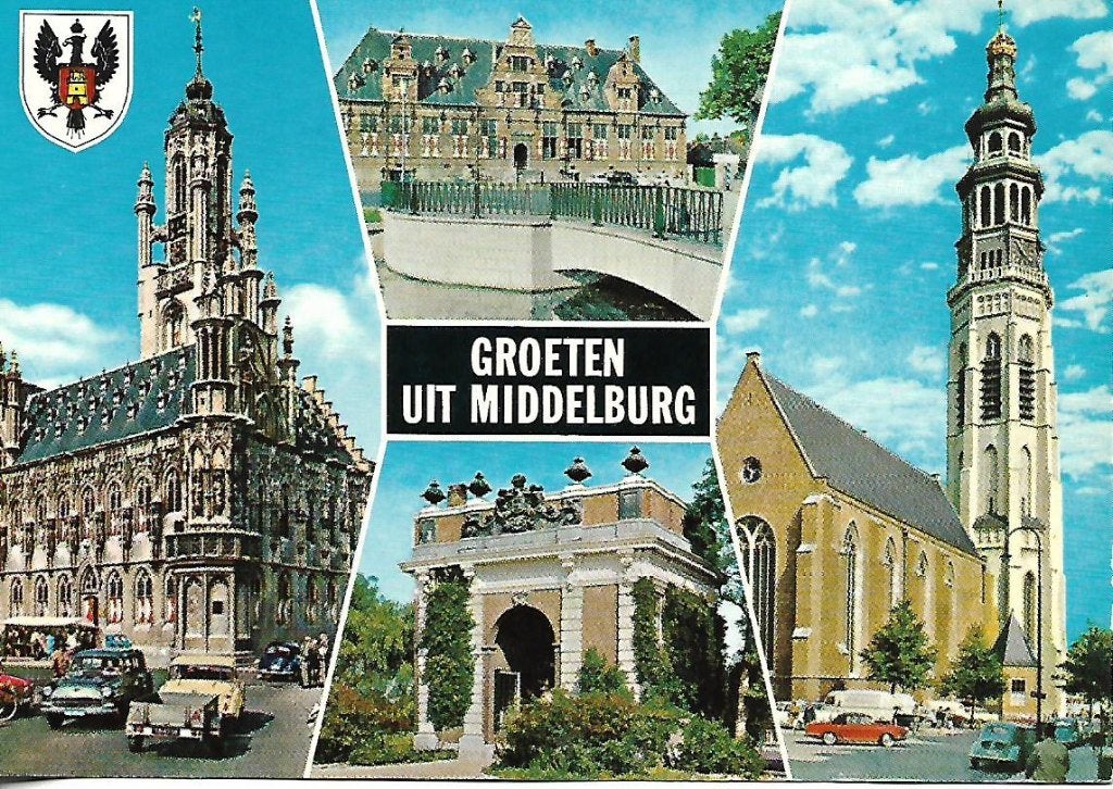 Middelburg- -4-luik., Verzenden, 1980 tot heden, Gelopen, Zeeland