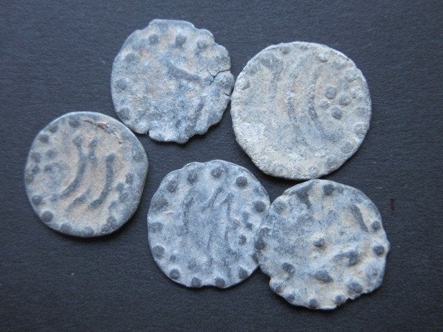 5x Pitis 1844 & 1845 (AH1260-1261) Nederlands Indië Aceh (1), Verzenden, Vóór koninkrijk, Overige waardes, Setje