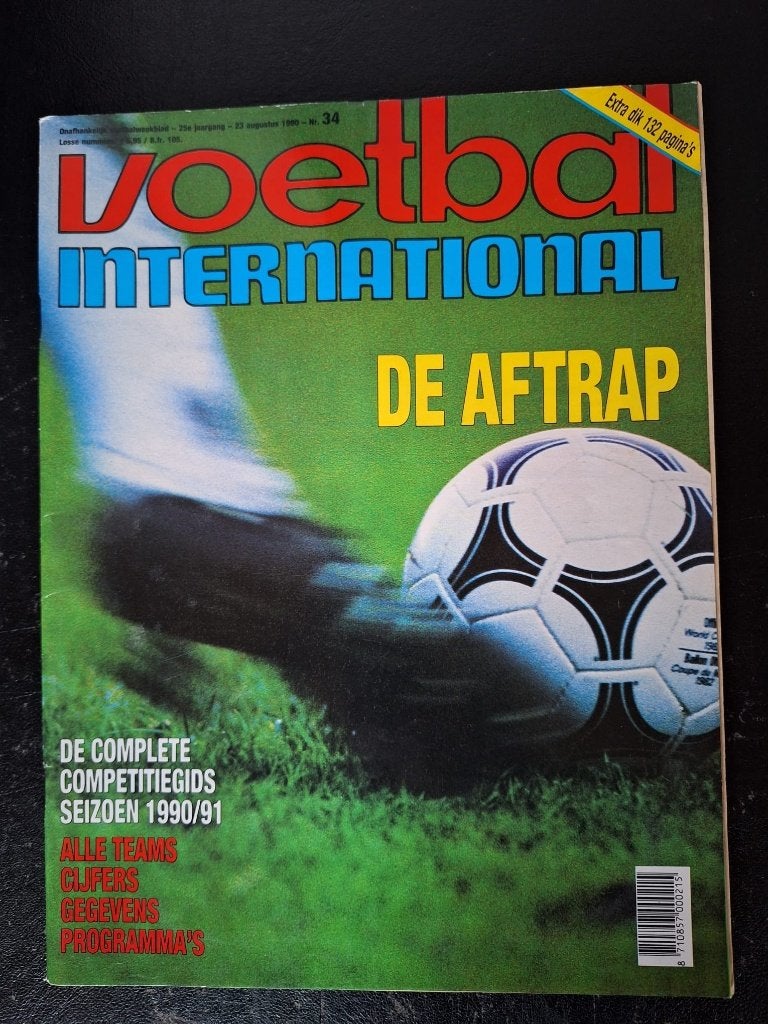 Voetbal International - Seizoensgids 1990/91, Ophalen of Verzenden, Zo goed als nieuw, Buitenlandse clubs, Boek of Tijdschrift