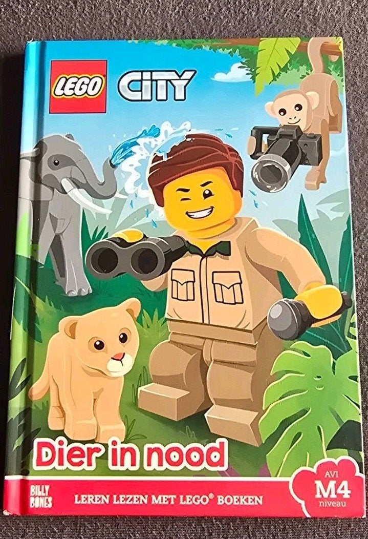 Lego City: Dier in Nood - Leren Lezen met Lego Boeken, Boeken, Ophalen, Zo goed als nieuw, Billy Bones