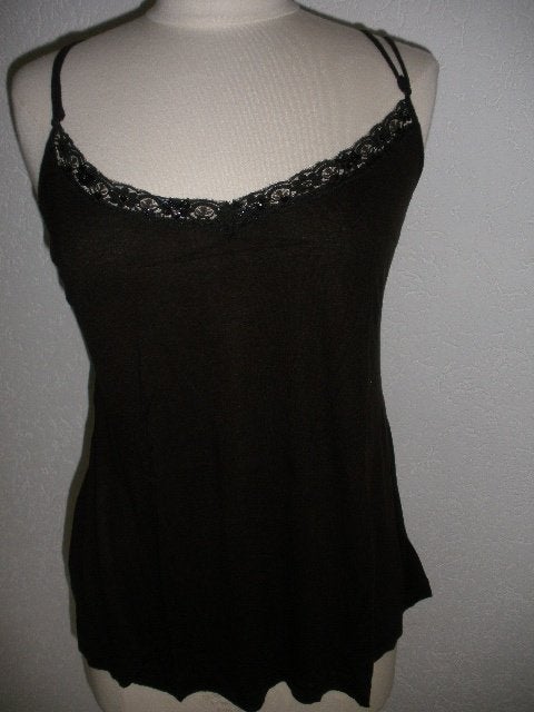 STREET ONE top bruin met kant maat 36, Kleding | Dames, Bruin, Ophalen of Verzenden, Zo goed als nieuw, Maat 36 (S)