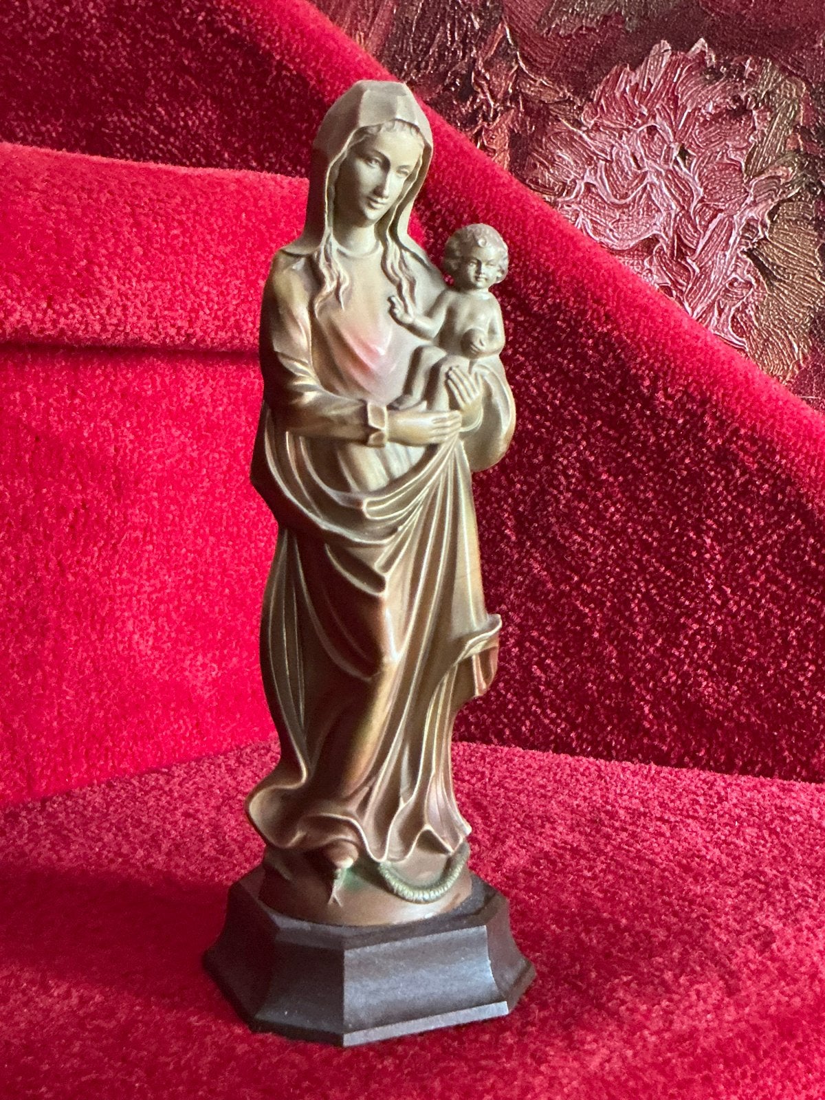 Mariabeeld ❤️ Maria met kindje, Antiek en Kunst, Antiek | Religie, Ophalen of Verzenden