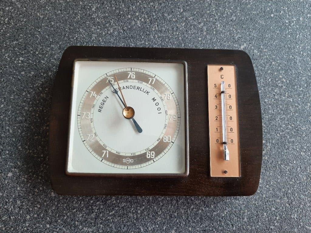 Antiek weerstation, Ophalen of Verzenden, Gebruikt, Weerstation