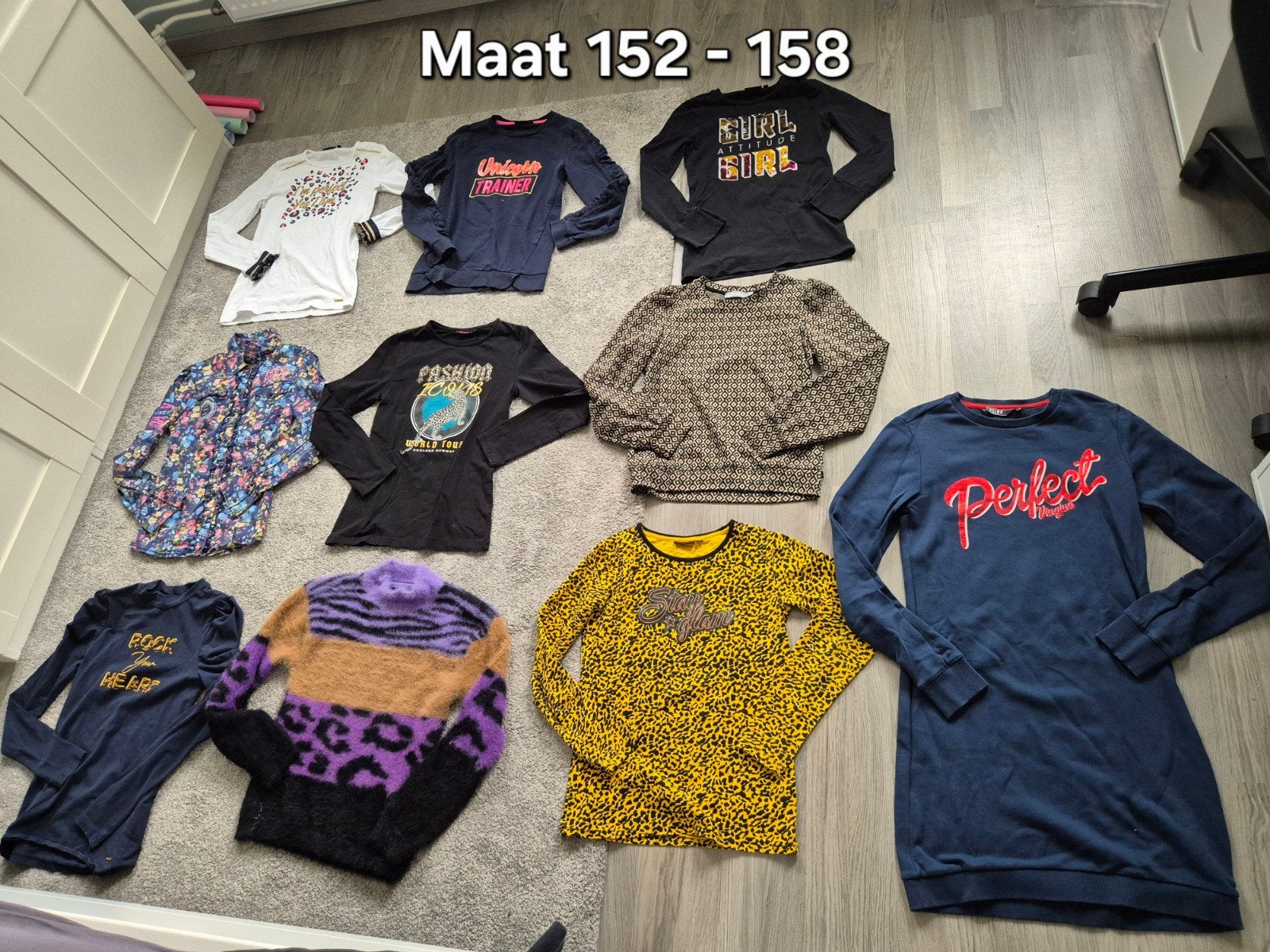 pakket maat 152 - 158, Kinderen en Baby's, Geisha, Meisje, Ophalen of Verzenden, Zo goed als nieuw