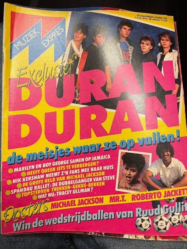 Muziek Expres oktober 1984 Michael Jackson poster, Verzamelen, Tijdschriften, Kranten en Knipsels, Ophalen of Verzenden, 1980 tot heden