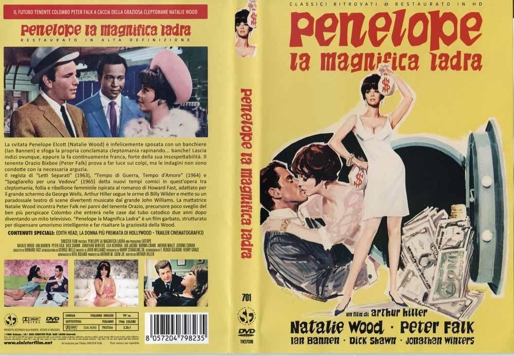 Penelope 1966 DVD met Natalie Wood, Ian Bannen,, 1960 tot 1980, Alle leeftijden, Ophalen of Verzenden, Zo goed als nieuw