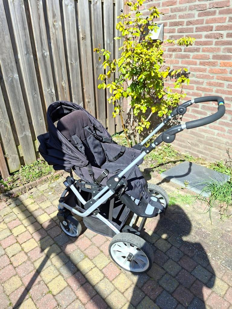 Kinder/wandelwagen zwart rood, Ophalen of Verzenden, Gebruikt, Overige merken