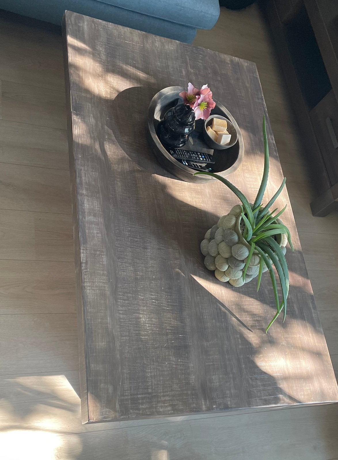 Mango salontafel, Ophalen, Gebruikt, 100 tot 150 cm, 50 tot 100 cm