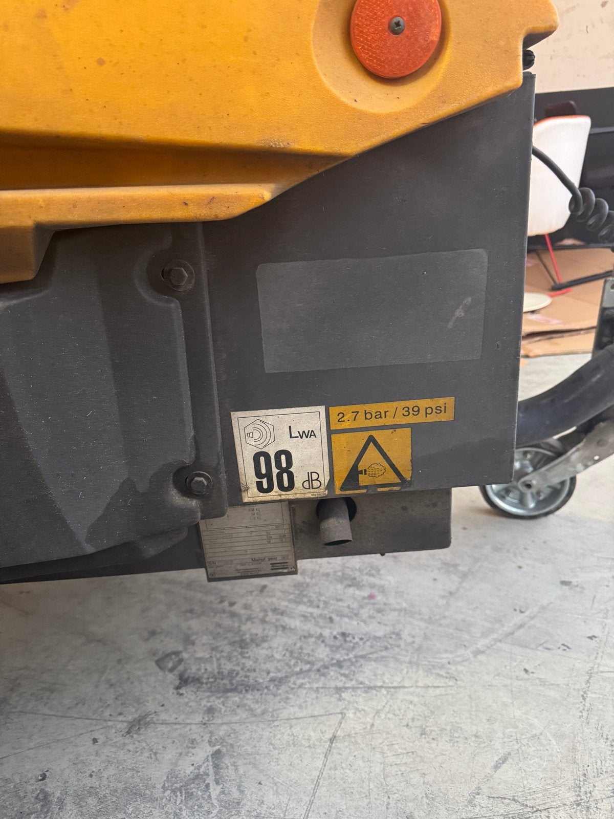 Atlas Copco XAS 37 KD Mobiele Compressor (2013), Ophalen