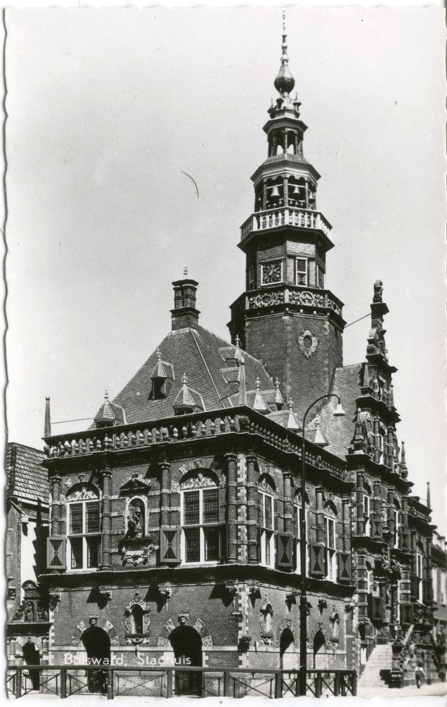 Bolsward Stadhuis, Verzenden, 1940 tot 1960, Ongelopen, Friesland